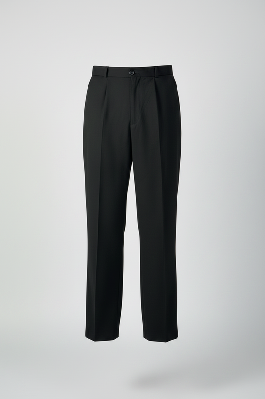 Black Pleated Pants