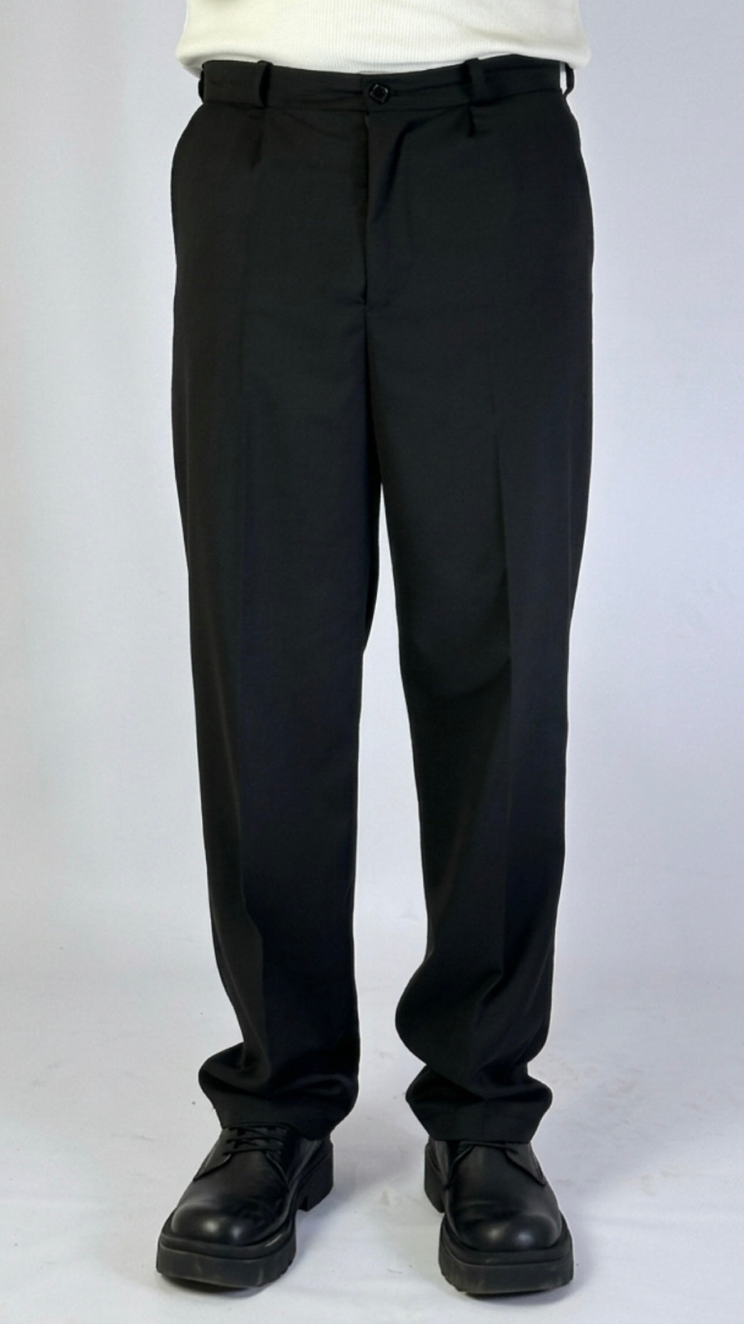 Black Pleated Pants