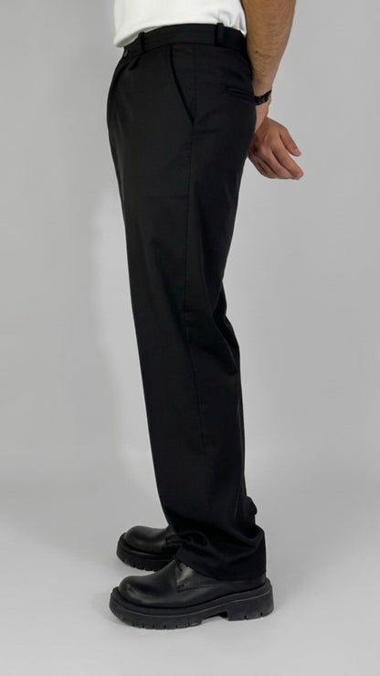 Black Pleated Pants