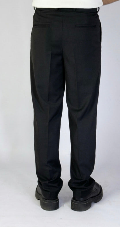 Grey Pleated Pants