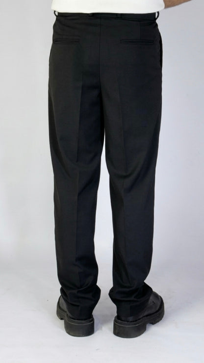 Black Pleated Pants